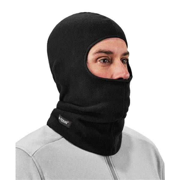 Ergodyne 6821 Black Fleece Balaclava Face Mask ERG16821 - main